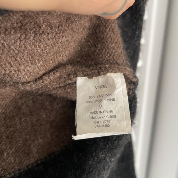 Vince Stripe Sweater- Size Medium - Picture 4 of 6